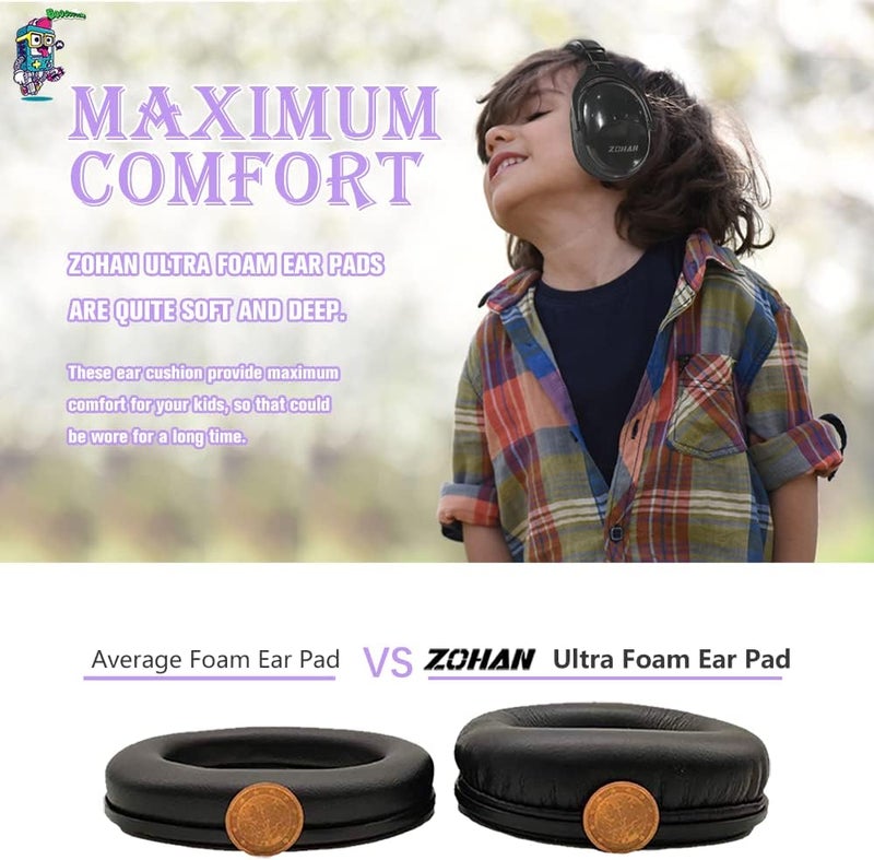 Zohan 030 Kids Noise Cancelling Headphones for Autism Kids Ear Protection - Image 3